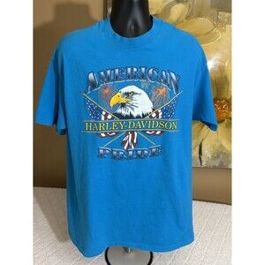 Harley Davidson Southside Virginia Beach USA Made Single Stitch 2 Sided Tee XL